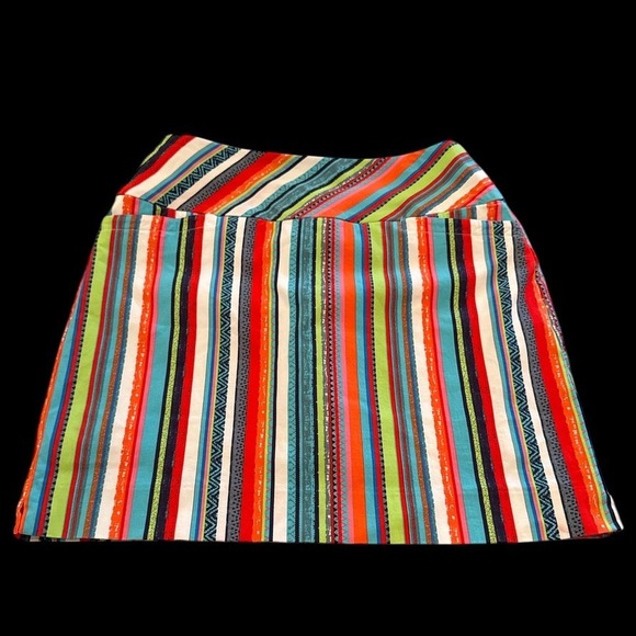 Swing Control Pants - Swing Control Womens Golf Skort Size 8 Multicolor Stripe Performance Skirt